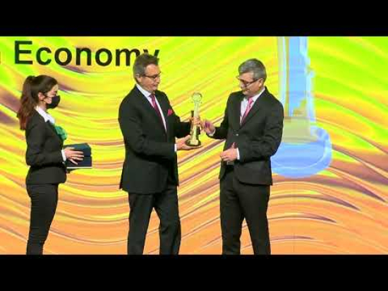 Award for Supporting The Green Economy Romanya Enerji BakanıVIRGIL POPESCU