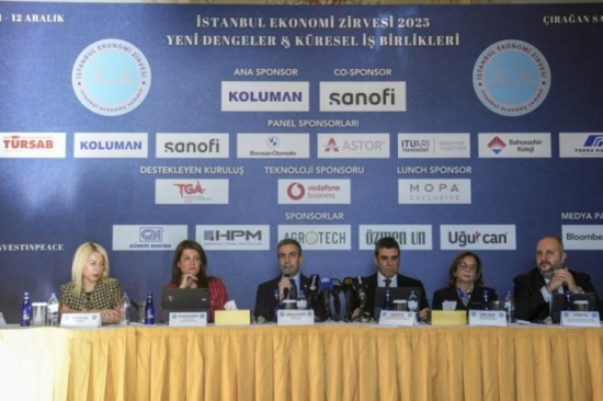 İstanbul Ekonomi Zirvesi 11-12 Aralık'ta gerçekleştirilecek