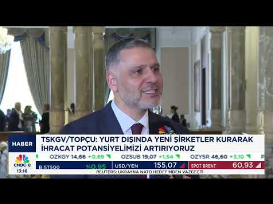 İstanbul Ekonomi Zirvesi Bilal Topçu CNBC-e Röportajı