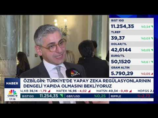 İstanbul Ekonomi Zirvesi Levent Özbilgin CNBC-e Röportajı