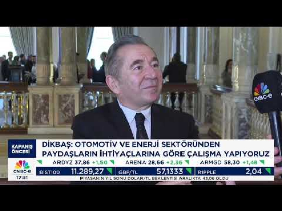 İstanbul Ekonomi Zirvesi Prof.Dr. Attila Dikbaş CNBC-e Röportajı